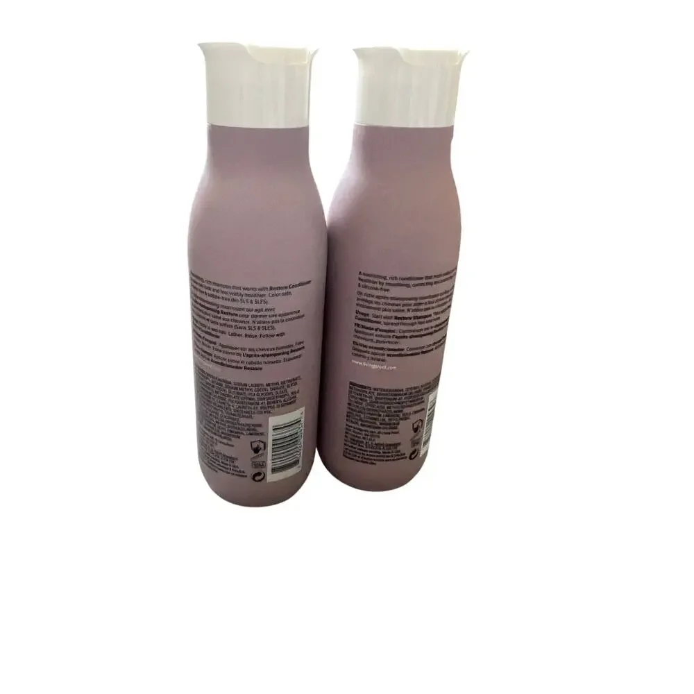 Living Proof Restore Shampoo & Conditioner Duo Set 8.0 Fl Oz Each Full Size